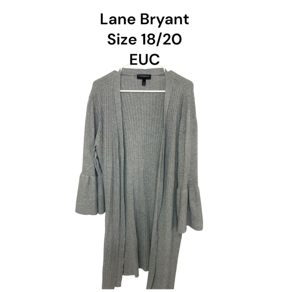 Women's Lane Bryant Cardigan Size 18/20 Gray